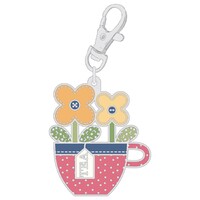 Home Town - Enamel  HAPPY TEACUP Charm