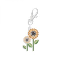 Lori Holt Autumn Enamel Happy Charm - SUNFLOWER