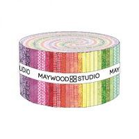 Colour Therapy Batik 2 1/2 Strips Jelly Roll -40pc