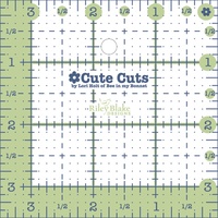 Lori Holt 3-1/2in Square Cute Cut Ruler