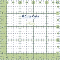 Lori Holt 4-1/2in Square Cute Cut Ruler