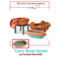Fabric Bread Basket With Bread Quilt Pattern