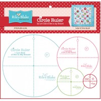 Lori Holt Circle Rulers With 9in , 6in , 4in and 2-1/2in