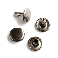 Rivet Set Gunmetal-Medium 24pk