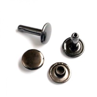 Rivet Set Gunmetal - Large 24pk