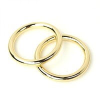 Four O-Rings 1 1/2" GOLD