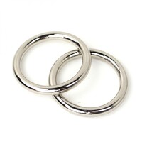 Four O-Rings 1 1/2" NICKEL