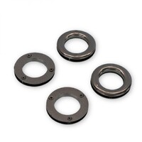 Sallie Tomato Four Screw Together Grommets 1" GUNMETAL