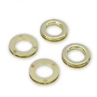 Sallie Tomato Four Screw Together Grommets 1" GOLD