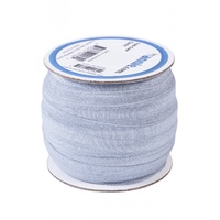 Fold Over Elastic- 3/4in Pewter