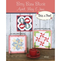 Bitty Barn Blocks April May & June Mini Quilt Patterns