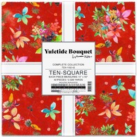 Yuletide Bouquet 10in squares - 42pc