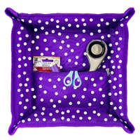 Gypsy Quilter Tote Trivet Purple Dot