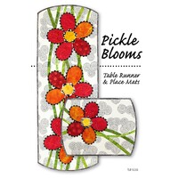 Pickle Blooms Applique Table Runner & Placemats Pattern