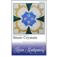 Snow Crystals Table Topper Pattern