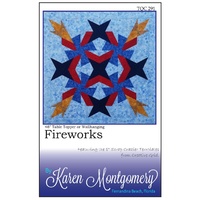 Fireworks Table Topper or Wall Hanging Pattern