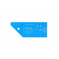 Mini Binding Tool Template Ruler