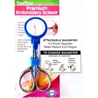 Premium Embroidery Scissors with Magnifier