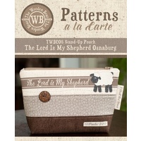 Patterns a la Carte Stand-Up Pouch- The Lord Is My Shepherd Osnaburg Pattern