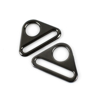 ETF Triangle Rings - Gunmetal 20 mm