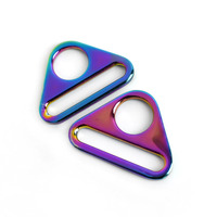 ETF Triangle Rings -  Iridescent 38 mm