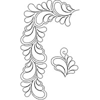 STENCIL - Antoinette Border 5in 