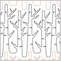 Paper Pantograph -13.5in Winter Forest