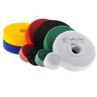 Velcro - Double sided GREY Non-Adhesive 1.5 cm wide
