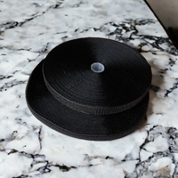 Velcro - Hook n Loop Non Adhesive - Black 2.5 cm