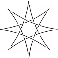 Stencil - Quilt Stencil Continuous Star