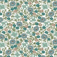 Lori Holt Prairie 108in Wide back TEAL
