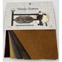 Wooly Charms Critter 5in x 5in - 5pc