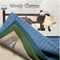 Wooly Charms SEASIDE 5in x 5in - 5pc