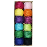 Valdani Pearl Cotton Ball Sz12 109yd 12 Colors Palette