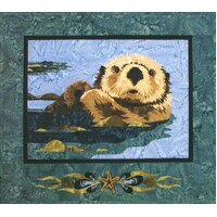 Sea Otter Applique Wall Hanging Pattern