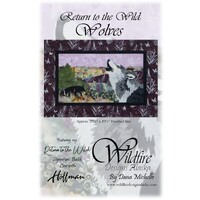 Return to the Wild: Applique Wolves Wall Hanging Pattern
