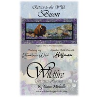 Return to the Wild:Applique  Bison Wall Hanging Pattern