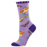 Flutterbyes Purple Socks