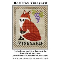 Red Fox Vineyard Cross Stitch (Pattern only)
