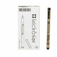 Pigma Micron Pen Black .25mm Size 01-Sakura