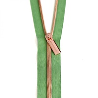 Zippers By The Yard Magnolia Tape Rose Gold #5
