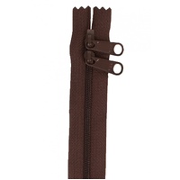 HANDBAG ZIPPER 40 INCH - Byannie - Sable Brown