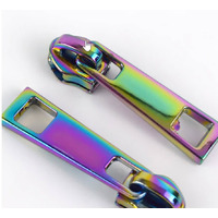 Zipper Pulls Iridescent Rainbow [Type: With Hole]