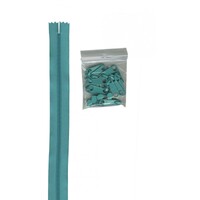 Zipper by the Yard - Byannie - TURQUOISE