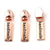Zipper Pulls #5 with Handmade - Rose Gold 