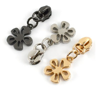 Zipper Pull #5 with Flower Shape - 3 Colours