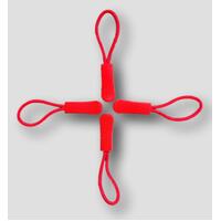 Zipper Widget - 4 Pack - Dark Red