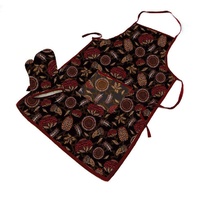 Red Dust"  Apron and Oven Mitt  (Aboriginal design) - Perfect Gift idea"
