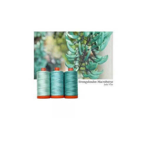 Aurifil Color Builder 3pc Set - Jade Vine