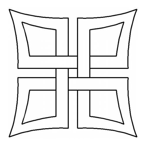 quilt stencil celtic square